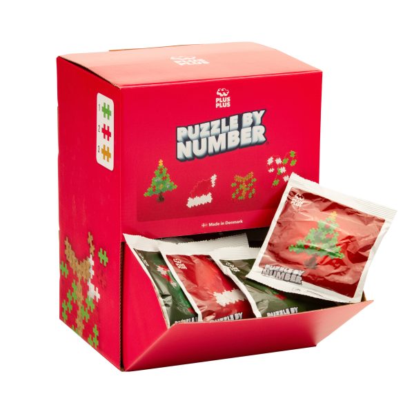 Plus-Plus USA - Puzzle by Number - 48 pc Holiday Display Program For Cheap