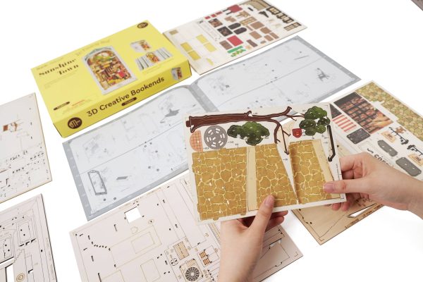 Hands Craft - DIY Miniature House Book Nook Kit: Sunshine Town Online now - Image 5