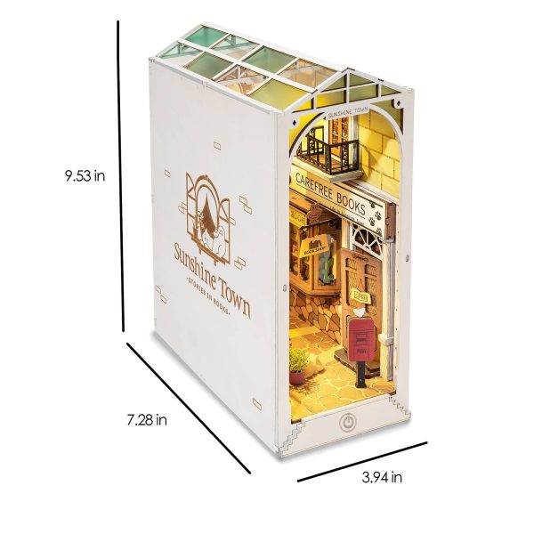 Hands Craft - DIY Miniature House Book Nook Kit: Sunshine Town Online now - Image 3