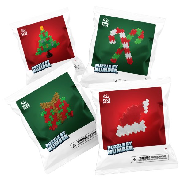 Plus-Plus USA - Puzzle by Number - 48 pc Holiday Display Program For Cheap - Image 2