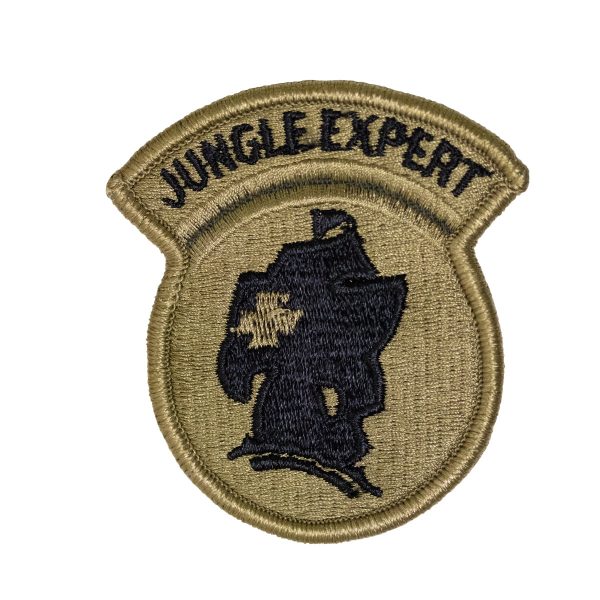 Army Patch: Jungle Expert - embroidered on OCP Supply