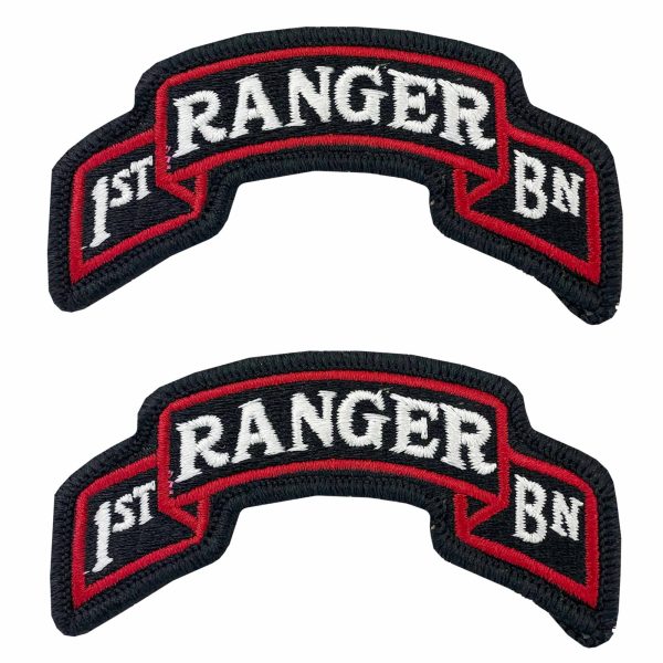 Army Scroll Patch: First Ranger Battalion 75th Infantry- color For Sale