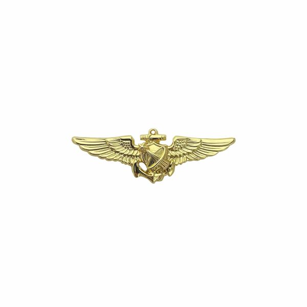 Navy Badge: Astronaut - miniature, gold finish on Sale