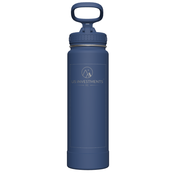 Actives Water Bottle With Straw Lid - customized For Cheap